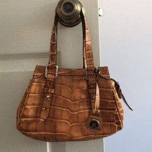 Mini crocko embossed  Dooney bourke leather bag